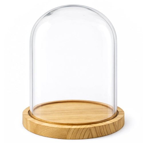 Campana vetro con base - campana, in