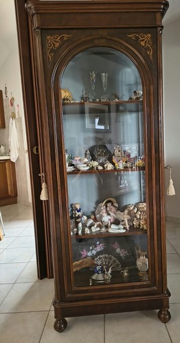 Vetrina legno con ante in - legno,