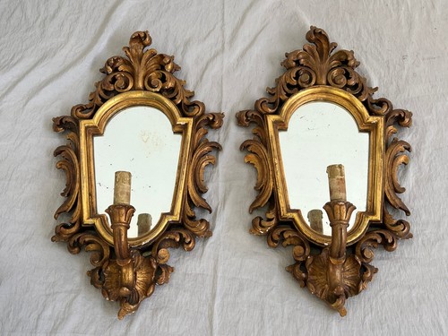 Specchio legno vetro - (2),