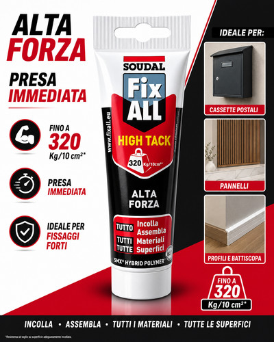 Fix all high tack 125ml - high, bianco