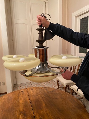 Lampadario art decò - lampadario, '30