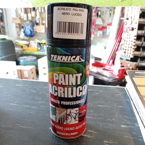 Smalto spray acrilico nero - smalto,