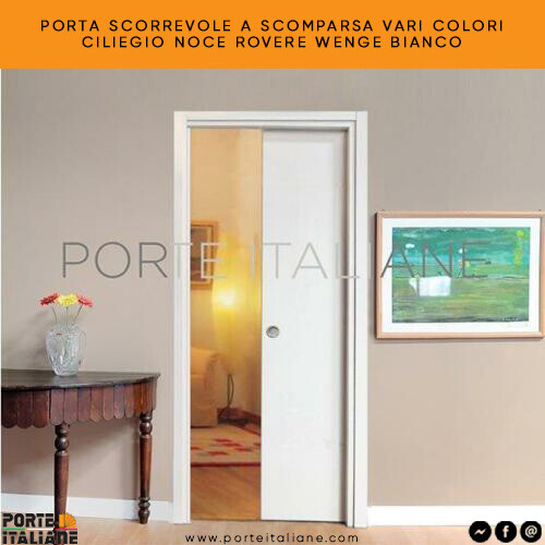 Porta scorrevole scomparsa - porta,