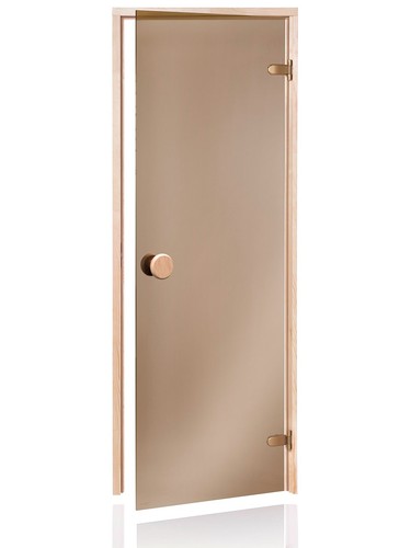 Porta sauna vetro - , bronzo