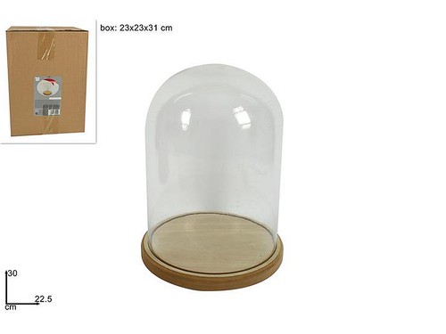 Campana vetro vuota base - campana, c/base